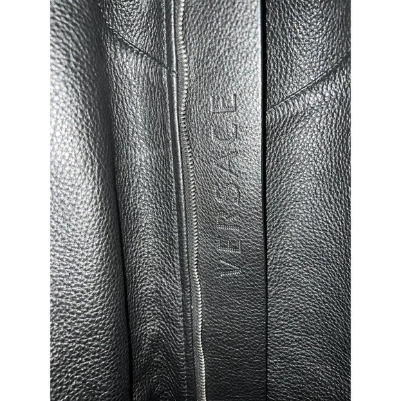 Versace Calf Leather Biker Moto Jacket - Picture 3 of 10